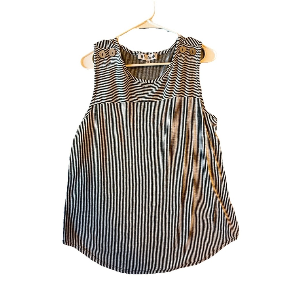 Wilde Lady Women's Sleeveless Loose Tank Tops Casual Shirt Size 2X See notes